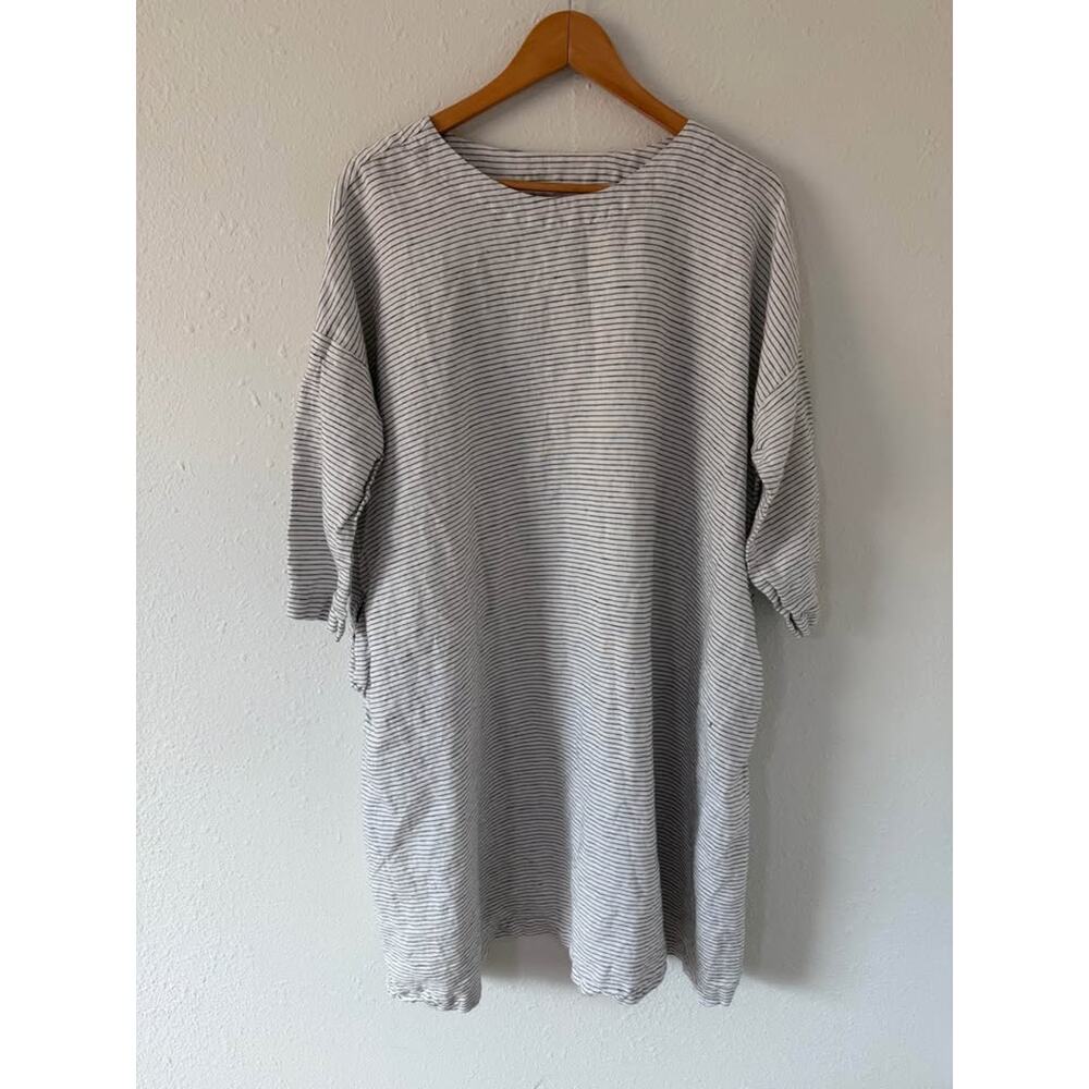 notPERFECTLINEN Oversized 100% Linen Dress One Size